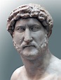 Portrait of the emperor Hadrian. Marble. First half of the 1st century ...