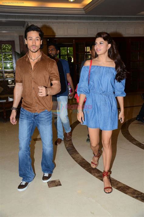Tiger Shroff And Jacqueline Fernandez During The Audio Launch Of Beat