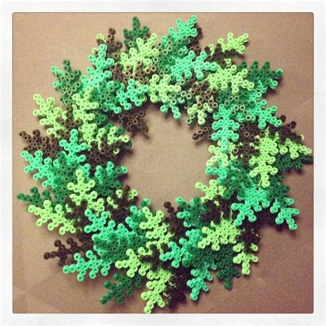 Christmas Wreath Hama Perler Beads By Katrineo84 Pattern