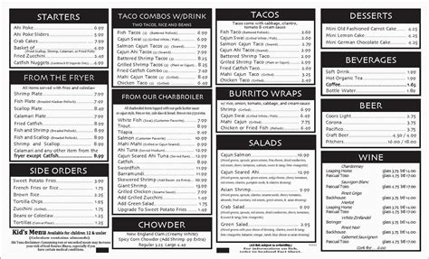 Who has fish tacos on the menu in suffolk county. SanDiegoVille: Orange County-Based California Fish Grill ...