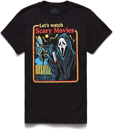Changes Ghostface Lets Watch Scary Movies Mens Black T