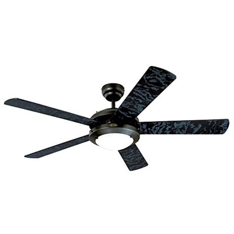 Ceiling fan features a natural iron finish and five reversible matte the farmington fan is light kit adaptable and features accuarm blade brackets for easy installation. Westinghouse Lighting 7801665 Comet 52-Inch Matte Black ...