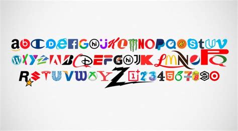 Studio Developed A New Font Using Recognizable Company Logos Shouts