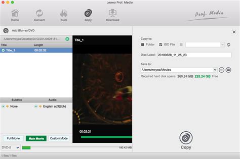 How To Copy Blu Ray Iso File To Blu Ray Disc On Mac Leawo Tutorial Center
