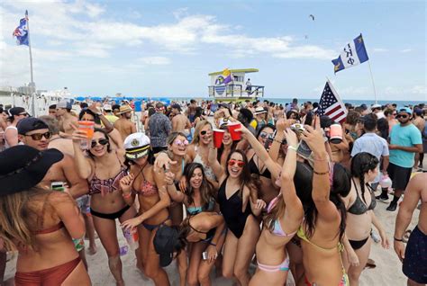 South Padre Island Texas Photos Party Goers Let Loose During