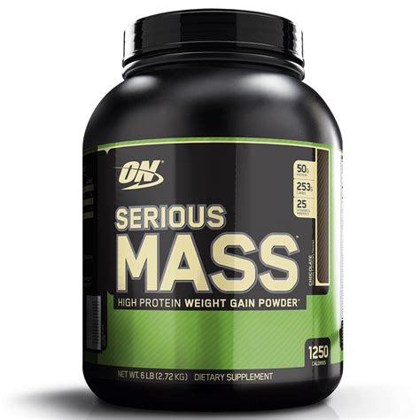 For muscle building & weight gain goals. Serious Mass | Optimum Nutrition | MassiveJoes