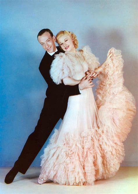 Fred And Ginger Publicity Still For Swing Time Ginger Rogers Fred