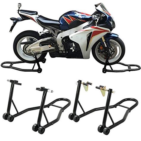 We've got your motorcycle stand needs be it for storage in the garage or if you're the rider who likes to work on your own bike, motorcycle stands vary from ramps to paddock stands to. 1 Pair Universal Motorcycle Wheels/Tire Paddock Stands ...