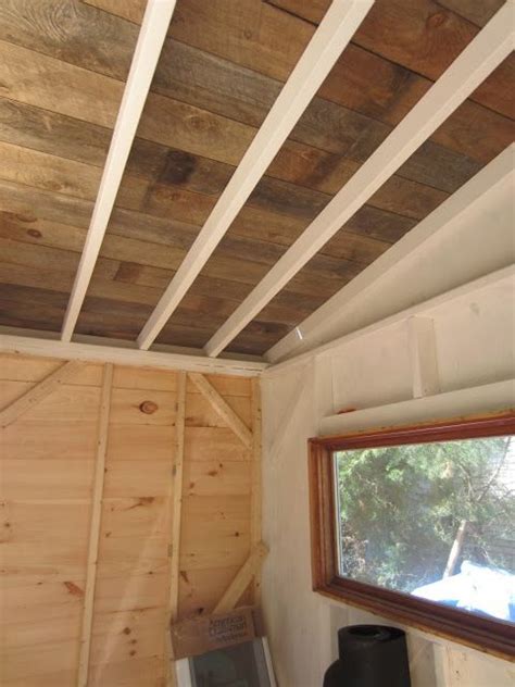 Barnwood Ceiling Reclaimed Wood Ceiling Wood Plank Ceiling Diy