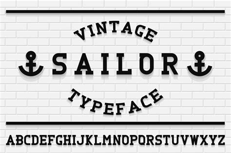 Bold Vintage Font Vector English Alphabet By Expressshop Thehungryjpeg