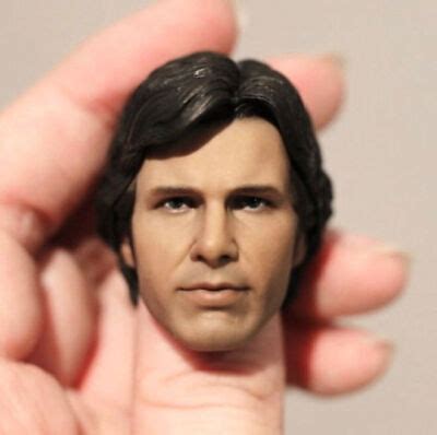 Scale Head Sculpt Han Solo Harrison Ford For Hot Toys Phicen Fit