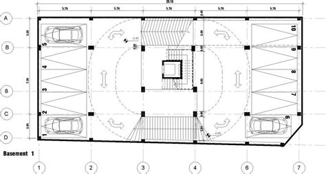 Basment Parking Floor Plan Design Freelancer