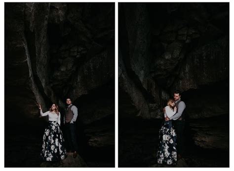 Gorgeous Couple Poses In Epic Cave During Outdoor Adventure Photo Shoot Charlotte Russe