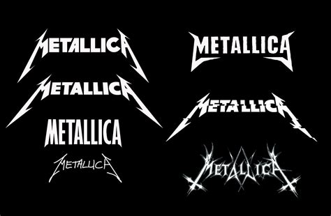 Metallica Logos Used In Their Albumssongs Over The Years Rmetallica