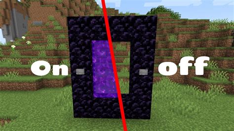 Minecraft Automatic Nether Portal On And Off Nº1 Java And Bedrock