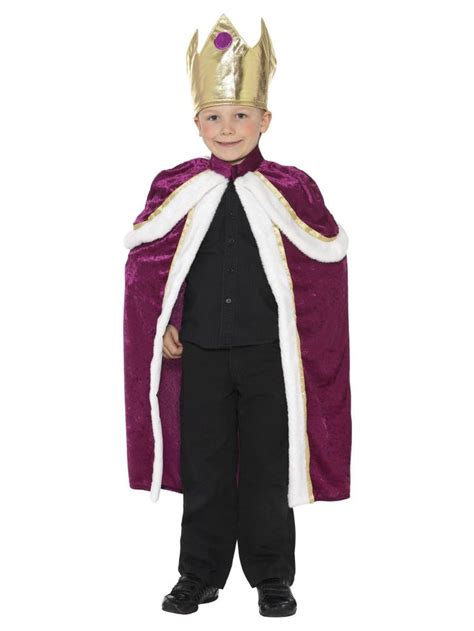 Boys Kiddy King Fancy Dress Costume With Images King Costume