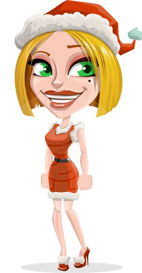 Download A Woman Vector Cartoon Character With A Beauty Mark Cartoon