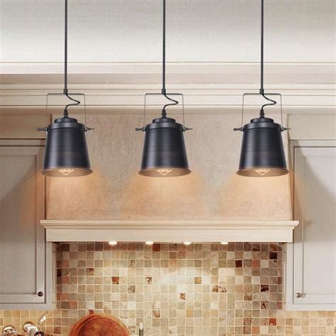 Industrial 3 Light Track Pendant Lighting Pendant Track Lighting