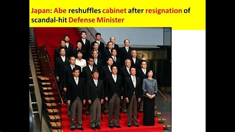 Japan Abe Reshuffle Cabinet After Resignation Of Scandal Hit Defense