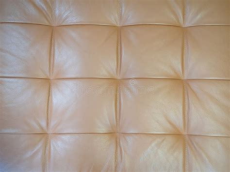 Texture Of Vintage Brown Leather Sofa For Background Stock Photo