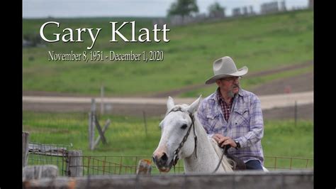 Gary Klatt Memorial Service Youtube