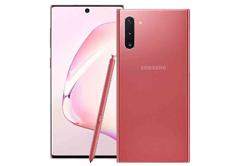 Samsung Galaxy Note 10 Leaks Again This Time In Pink Newswirefly