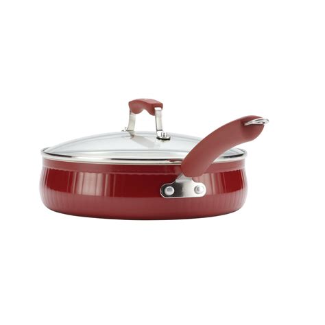 Stylish, colorful pots and pans add personality to any kitchen; Paula Deen Aluminum Nonstick 12 Piece Cookware Set ...