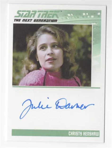 Julie Warner As Christy Women Of Star Trek Art And Images Tng Autograph