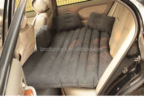 Heavy Duty Flocked Inflatable Car Sex Airbed Durable Comfort Folding Portable Blow Up Car
