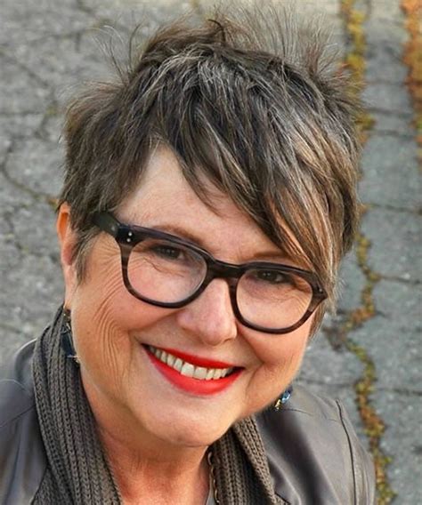 Short Hairstyles For Women Over 50 With Glasses In 2021