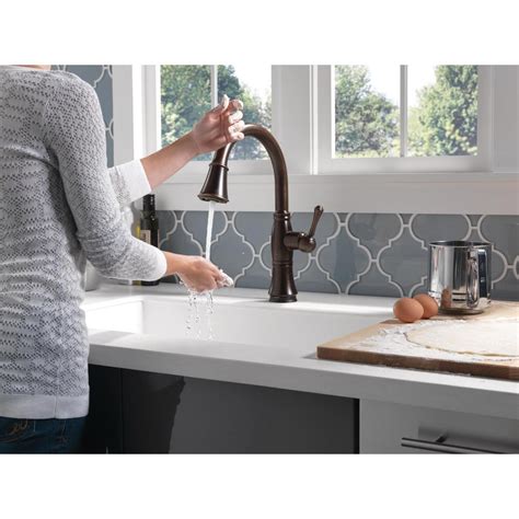 Delta Cassidy Touchless Kitchen Faucet Dandk Organizer