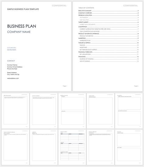 Free Fillable Business Plan Template Of For Free Fill