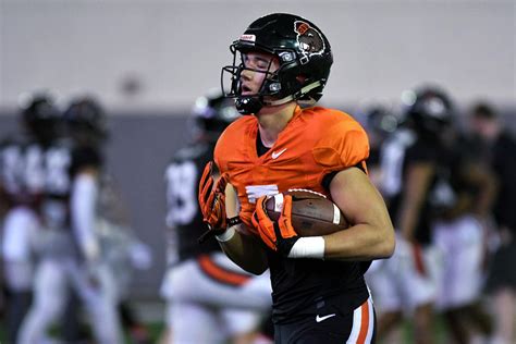 Osu Football Hodgins Making The Most Of An Early Start Football