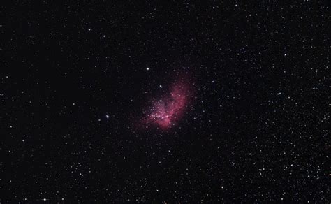 Wizard Nebula Through 80mm Telescope Astrobackyard Dslr