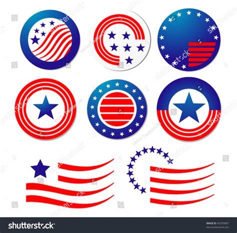 Maybe you would like to learn more about one of these? American Patriotic Symbols Set Design Decorate Stock ...