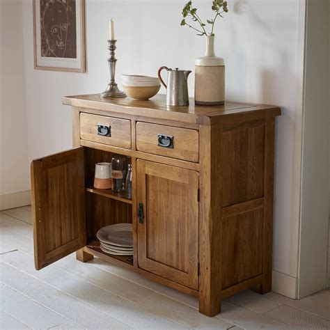 Knocbel retro wood console table buffet sideboard with 4 storage drawers, 2 cabinets & bottom shelf for home kitchen dining room, 46 l x 15 w x 34 h (espresso). 15 Photo of Small Sideboards With Drawers
