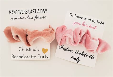 Bachelorette Party Favor Scrunchies 90s Bachelorette Party Ideas Popsugar Love And Sex Photo 2