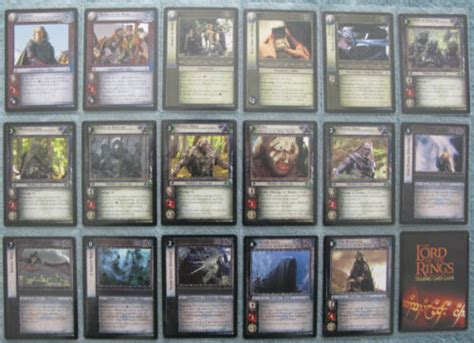 Lord Of The Rings Tcg Shadows Rare Cards Part 22 Ccg Lotr Ebay