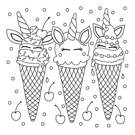 Ice Cream Coloring Pages Free Printable Ice Cream Coloring Pages For