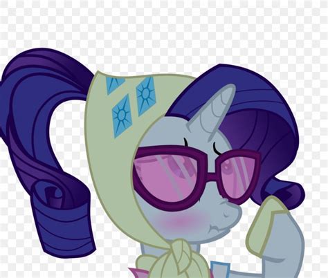 Rarity Horse Purple Glasses Character Png 900x766px Watercolor