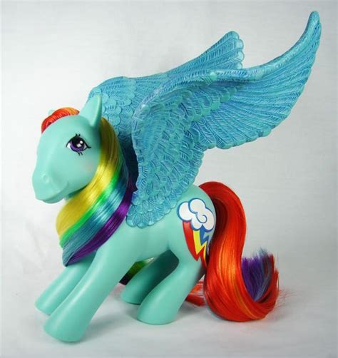 Fim G1 Rainbow Dash Custom Pegasus By Woosie Vintage My Little Pony