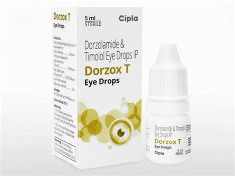 Cipla Dorzolamidetimolol Dorzox T Eye Drop At Rs 512bottle In Nagpur
