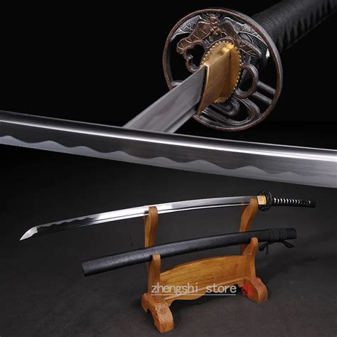 Handmade Full Tang Japanese Katana T10 Steel Forged Samurai Sword Sharp