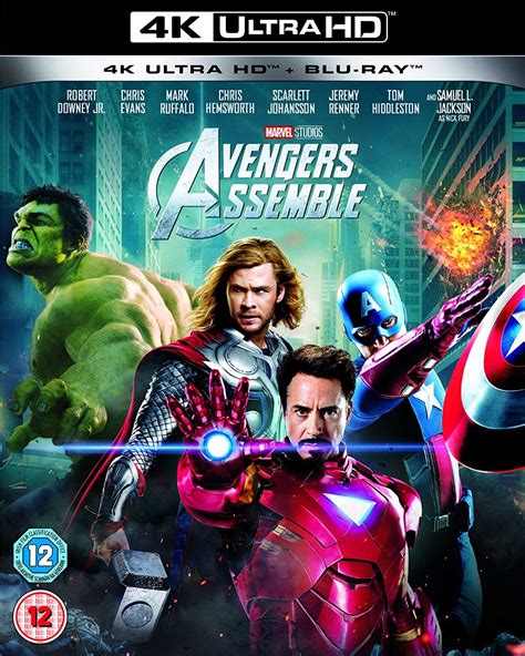 Avengers Assemble Uhd 4k Edizione Regno Unito Amazonit Robert