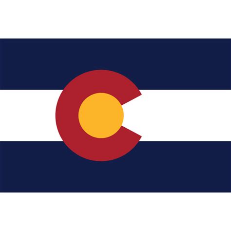Colorado State Flag Volunteer Flag Company