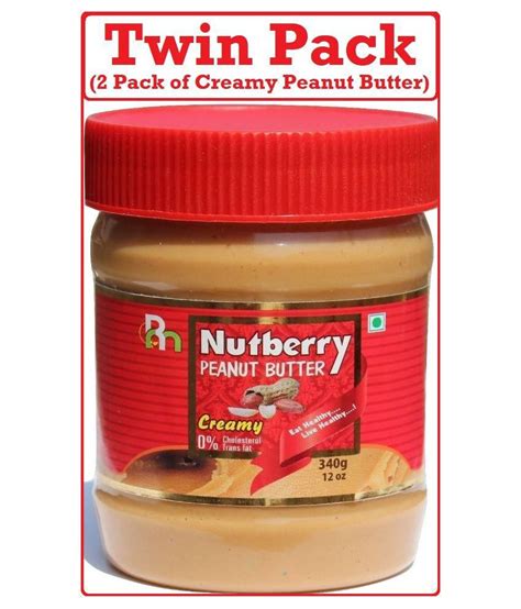 Nutberry Creamy Smooth Peanut Butter Pack Of 2 680gm Buy Nutberry Creamy Smooth Peanut