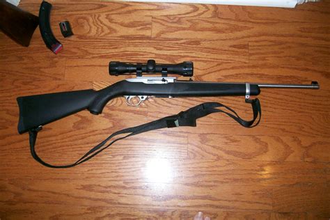 Sold Pending Funds Ruger 1022 W 4x Scope Sling 2 Mags Extra Wood Stock