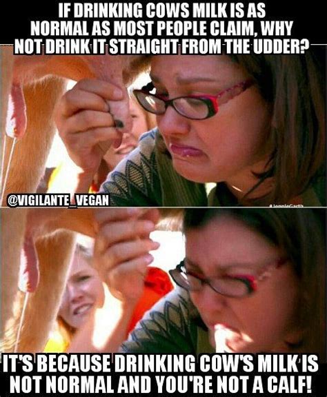 don t buy into dairy deception you are not a calf therefore it is not natural to drink cows