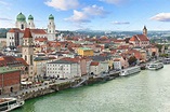 Aerial view of Passau, Germany | Architecture Stock Photos ~ Creative ...