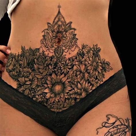 21 Sexiest Belly Button Tattoos That Stand Out From The Others Home